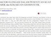 Faktor Elongasi Dalam Penentuan Kuat Tarik dan Kekakuan Geosintetik