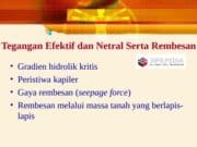 Tegangan Efektif dan Netral Serta Rembesan