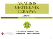 ANALISIS GEOTEKNIK TERAPAN
