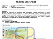 METHOD STATEMENT : Wonokromo River Improvement Surabaya (Wonokromo) Sub Project (Package-3)