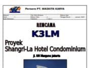 Rencana K3LM Proyek