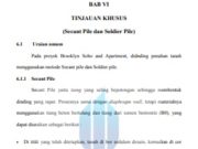 Secant Pile dan Soldier Pile