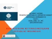 Pondasi Mesin Diesel Generator