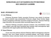KERANGKA ACUAN RADIOLOGI PUSKESMAS
