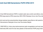 Latihan Contoh Soal SKB Kementerian PUPR CPNS 2019