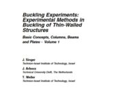 Buckling Experiments : Experimental Methods in Buckling of Thin-Walled Structures_Basic Concepts, Columns, Beams and Plates Volume 1