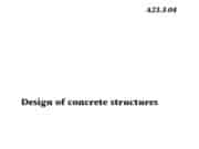 Canadian Standards Association-Design of concrete structures _CSA Standard A23.3-04