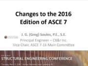 Changes to the 2016 Edition of ASCE 7
