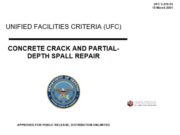 CONCRETE CRACK AND PARTIAL- DEPTH SPALL REPAIR
