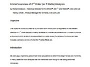 A brief overview of 2nd Order (or P-Delta) Analysis