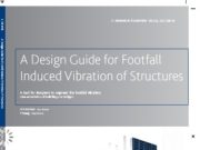A Design Guide for Footfall Induced Vibration of Structures