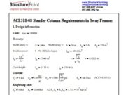 ACI 318-08 Slender Column Requirements in Sway Frames