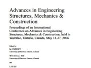 Advances in Engineering Structures, Mechanics & Construction