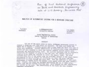 Analysis of Alternative Systems for a Berthing Structures