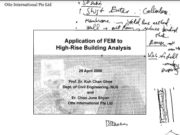 Application of FEM to High-Rise Building Analysis