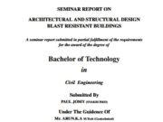 Architectural and Structural Design Blast Resistant Buildings