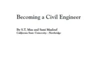 Becoming a Civil Engineer