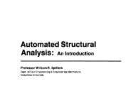 Automated Structural Analysis: An Introduction