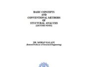 Basic Concepts and Conventional Methods of Structural Analysis