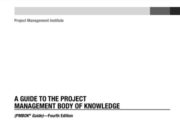A Guide to the Project Management Body of Knowledge (PMBOK) 4th Edition
