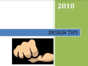 Design Tips for Structural Elements
