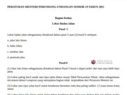 PERATURAN MENTERI PERUNDANG-UNDANGAN NOMOR 19 TAHUN 2011