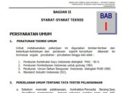 Rencana Kerja dan Syarat-Syarat (RKS) Perencanaan Interior Mess dan Auditorium