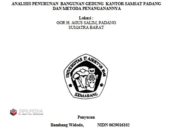 ANALISIS PENURUNAN BANGUNAN GEDUNG DAN METODA PENANGANANNYA