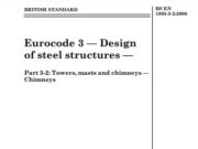 Eurocode 3: Design of steel structures – Part 3-2: Towers, masts and chimneys – Chimneys