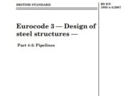 Eurocode 3: Design of steel structures – Part 4-3: Pipelines