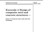 Eurocode 4: Design of composite steel and concrete structures – Part 1-1: General rules and rules for buildings