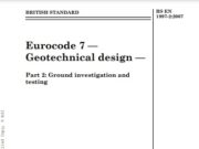Eurocode 7: Geotechnical design – Part 2: Ground investigation and testing