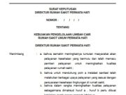 KEBIJAKAN PENGELOLAAN LIMBAH CAIR RUMAH SAKIT