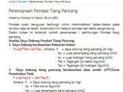 Perencanaan Pondasi Tiang Pancang