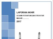 Desain Perhitungan Struktur Masjid