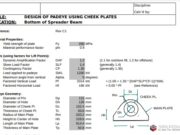 DESIGN OF PADEYE USING CHEEK PLATES