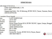 Contoh Surat Kuasa Pengurusan Sertifikat Tanah di BPN