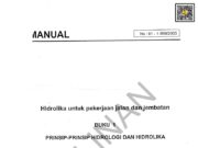 Manual Hidrolika Untuk Pekerjaan Jalan Dan Jembatan Buku 1 Prinsip-Prinsip Hidrologi Dan Hidrolika