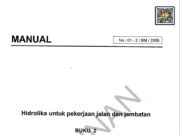 Manual Hidrolika Untuk Pekerjaan Jalan Dan Jembatan Buku 2 Perencanaan Hidrolika