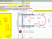 Diaphragme Moment Plate Connection