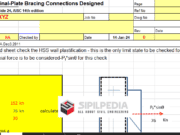 HSS – Longitudinal-Plate Bracing Connections Designed