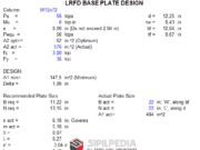 LRFD BASE PLATE DESIGN