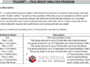 PILEGRP – PILE GROUP ANALYSIS PROGRAM