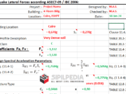 ASEC7-05 – IBC 2006 – Earthquake Lateral Forces According Protected