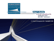 Eurocode 1990 – Spreadsheet Verification Manual