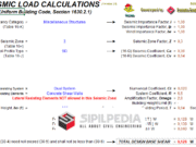 SEISMIC LOAD CALCULATIONS & SEISMIC DESIGN BASE SHEAR