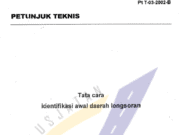 Tata Cara Identifikasi Awal Daerah Longsoran