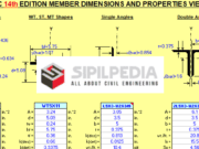 AISC 14th EDITION MEMBER DIMENSION AND PROPERTIES VIEWER