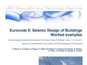 Eurocode 8: Seismic Design of Buildings Worked examples
