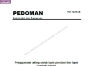 Pedoman Penggunaan Tailing untuk Lapis Pondasi dan Lapis Pondasi Bawah